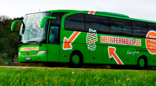 Neue Fernbuslinien durch Thüringen. Foto: MeinFernbus.de - Bahnhof-Erfurt.de